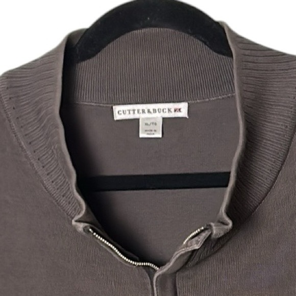 Cutter& Buck ! sweater,men XL,supima cotton, pullover,1/4 zip,sporty,outdoorsy - Picture 2 of 11
